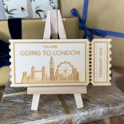 Jajo UK Event Ticket, Travel Token, Keepsake Ticket